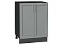 Шкаф нижний с 2-мя дверцами Сканди Grey Softwood Graphite 816*600*480