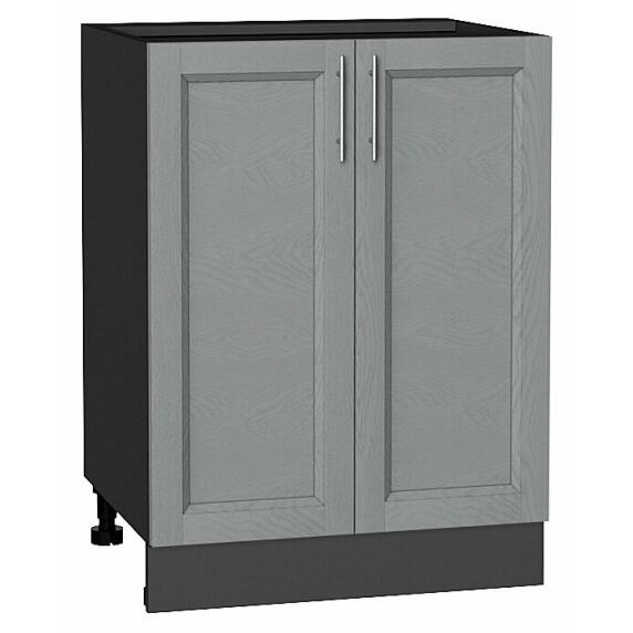 Шкаф нижний с 2-мя дверцами Сканди Grey Softwood Graphite 816*600*480