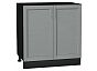 Шкаф нижний с 2-мя дверцами Сканди Grey Softwood Graphite 816*800*478