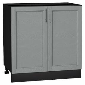 Шкаф нижний с 2-мя дверцами Сканди Grey Softwood Graphite 816*800*478