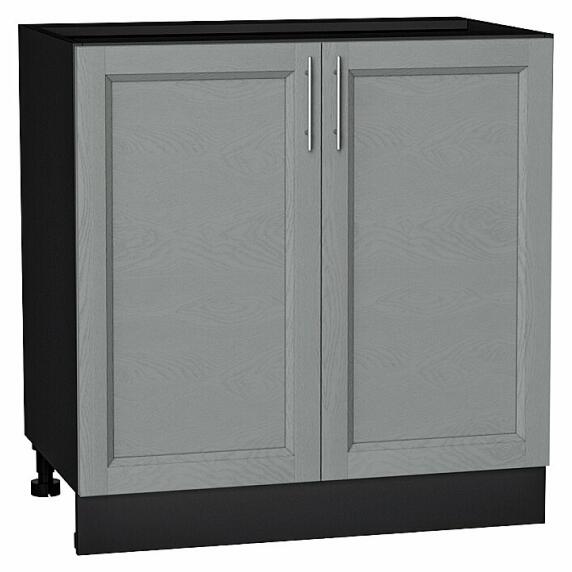 Шкаф нижний с 2-мя дверцами Сканди Grey Softwood Graphite 816*800*478