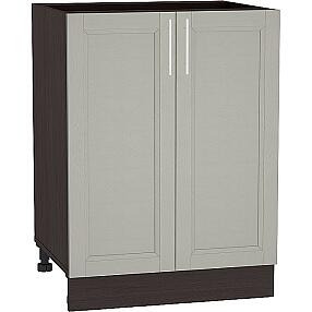 Шкаф нижний с 2-мя дверцами Сканди Н 600 Grey Softwood-Венге