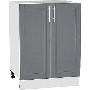 Шкаф нижний с 2-мя дверцами Сканди Н 600 Graphite Softwood-Белый