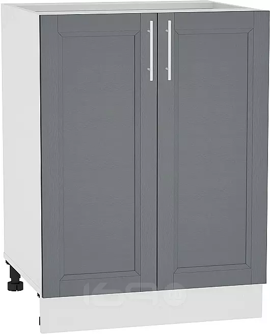Шкаф нижний с 2-мя дверцами Сканди Н 600 Graphite Softwood-Белый