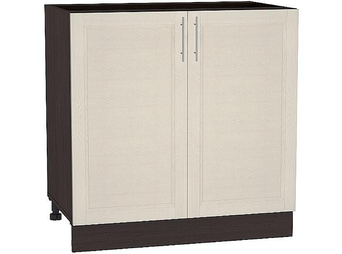 Шкаф нижний с 2-мя дверцами Сканди Н 800 Cappuccino Softwood-Венге