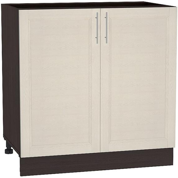 Шкаф нижний с 2-мя дверцами Сканди Н 800 Cappuccino Softwood-Венге