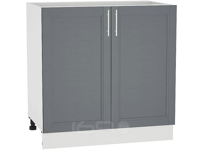 Шкаф нижний с 2-мя дверцами Сканди Н 800 Graphite Softwood-Белый