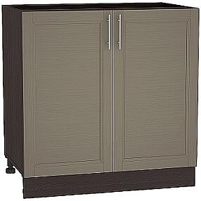 Шкаф нижний с 2-мя дверцами Сканди Н 800 Cappuccino Wood-Венге