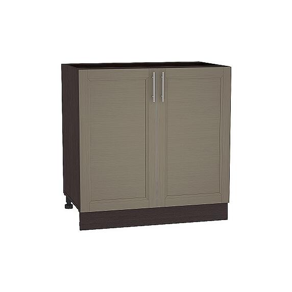 Шкаф нижний с 2-мя дверцами Сканди Н 800 Cappuccino Wood-Венге
