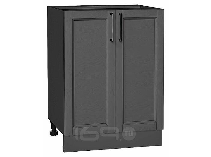 Шкаф нижний с 2-мя дверцами Сканди Stormy Silkwood/Graphite 816*600*480