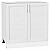 Шкаф нижний с 2-мя дверцами Сканди White Softwood/Белый 816*800*478