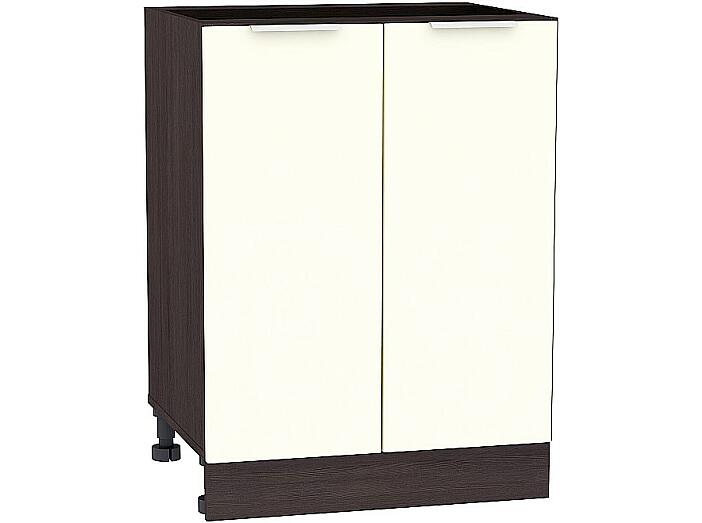 Шкаф нижний с 2-мя дверцами Терра Н 600 Ваниль Софт-Венге