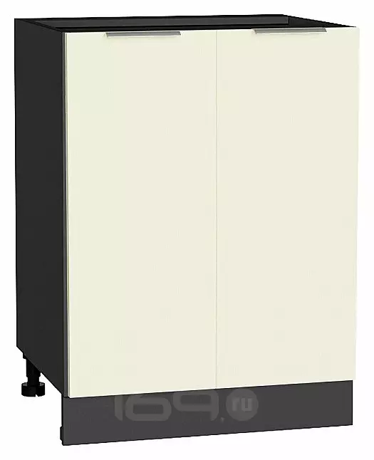 Шкаф нижний с 2-мя дверцами Терра Ваниль софт Graphite 816*600*478