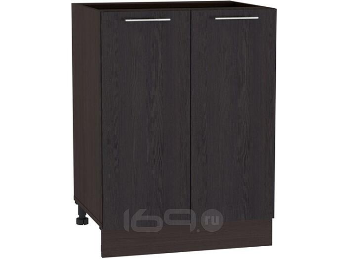 Шкаф нижний с 2-мя дверцами Валерия-М Н 600 Венге-Венге