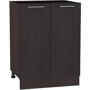 Шкаф нижний с 2-мя дверцами Валерия-М Н 600 Венге-Венге