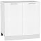 Шкаф нижний с 2-мя дверцами Валерия-М Н 800 Белый металлик-Белый
