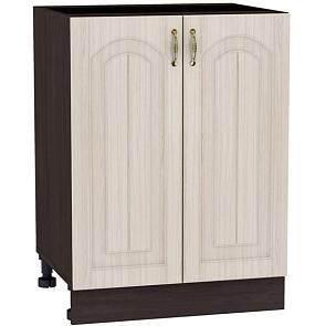 Шкаф нижний с 2-мя дверцами Верона Н 600 Ясень шимо светлый-Венге