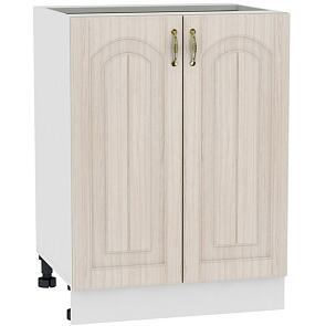 Шкаф нижний с 2-мя дверцами Верона Н 600 Ясень шимо светлый-Белый