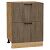 Шкаф нижний с 2-мя ящиками Флэт Brown Casella Oak 2S/Дуб Вотан 816*600*478