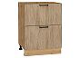 Шкаф нижний с 2-мя ящиками Флэт Natural Casella Oak 2S/Дуб Вотан 816*600*478