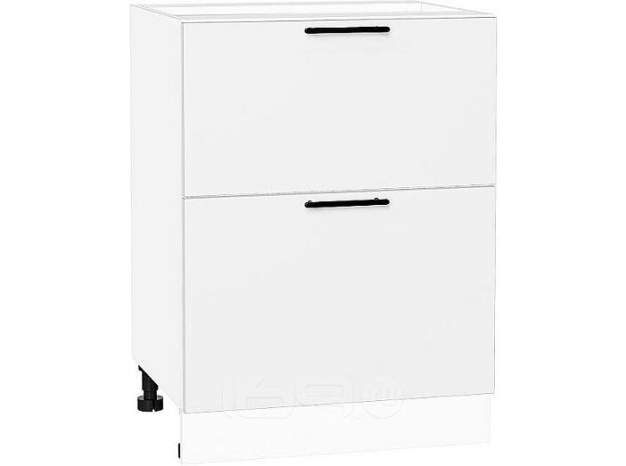 Шкаф нижний с 2-мя ящиками Лайт Special White/Белый 816*600*478