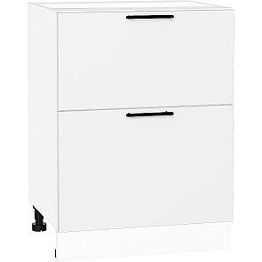 Шкаф нижний с 2-мя ящиками Лайт Special White/Белый 816*600*478