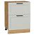 Шкаф нижний с 2-мя ящиками Нео Grey Silk/Дуб Вотан 816*600*480