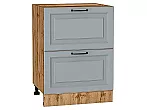 Шкаф нижний с 2-мя ящиками Ницца Magnum/Дуб Вотан 816*600*478