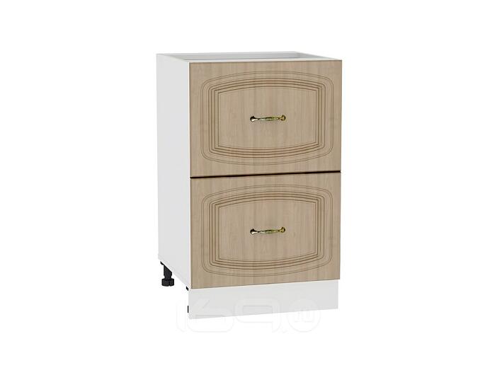 Шкаф нижний с 2-мя ящиками Сити Н 502 Анегри-Белый