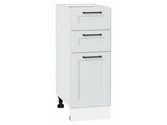 Шкаф нижний с 3-мя ящиками Барселона Белый Белый 816*300*484