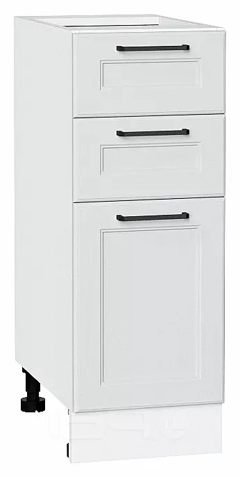 Шкаф нижний с 3-мя ящиками Барселона Белый Белый 816*300*484