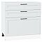 Шкаф нижний с 3-мя ящиками Барселона Белый Белый 816*800*484