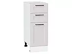 Шкаф нижний с 3-мя ящиками Барселона Кашемир Белый 816*300*484