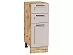 Шкаф нижний с 3-мя ящиками Барселона Кашемир Дуб Вотан 816*300*484
