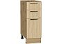 Шкаф нижний с 3-мя ящиками Эйр Real Oak/Дуб Вотан 816*300*480