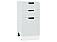 Шкаф нижний с 3-мя ящиками Евро Белый / Белый 816*400*478