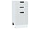 Шкаф нижний с 3-мя ящиками Евро Лайн Белый / Белый 816*400*478