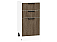 Шкаф нижний с 3-мя ящиками Флэт Brown Casella Oak 2S/Белый 816*400*478