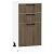 Шкаф нижний с 3-мя ящиками Флэт Brown Casella Oak 2S/Белый 816*400*478