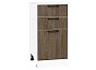 Шкаф нижний с 3-мя ящиками Флэт Brown Casella Oak 2S/Белый 816*400*478