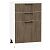 Шкаф нижний с 3-мя ящиками Флэт Brown Casella Oak 2S/Белый 816*500*478