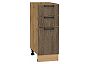 Шкаф нижний с 3-мя ящиками Флэт Brown Casella Oak 2S/Дуб Вотан 816*300*478
