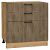 Шкаф нижний с 3-мя ящиками Флэт Brown Casella Oak 2S/Дуб Вотан 816*800*478