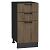 Шкаф нижний с 3-мя ящиками Флэт Brown Casella Oak 2S/Graphite 816*400*478