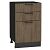 Шкаф нижний с 3-мя ящиками Флэт Brown Casella Oak 2S/Graphite 816*500*478