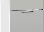 Шкаф нижний с 3-мя ящиками Флэт Light Grey In 2S/Белый 816*400*478