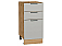 Шкаф нижний с 3-мя ящиками Флэт Light Grey In 2S/Дуб Вотан 816*400*478