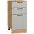 Шкаф нижний с 3-мя ящиками Флэт Light Grey In 2S/Дуб Вотан 816*400*478