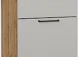 Шкаф нижний с 3-мя ящиками Флэт Light Grey In 2S/Дуб Вотан 816*400*478
