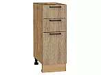 Шкаф нижний с 3-мя ящиками Флэт Natural Casella Oak 2S/Дуб Вотан 816*300*478